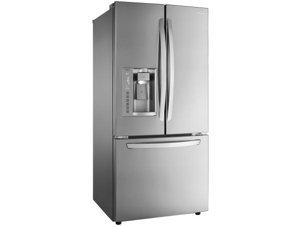 Geladeira/Refrigerador Panasonic Frost Free 592L - Dispenser de Água NR-CB74PV1XB Aço Escovado