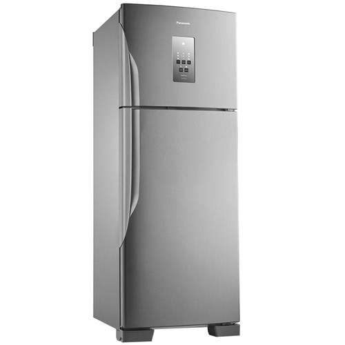 Geladeira/Refrigerador Panasonic Frost Free 2 Portas Econavi Nr-Bt55pv2 483 Litros Aço Escovado - 220V