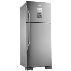 Geladeira/Refrigerador Panasonic Frost Free 2 Portas Inverter Econavi NR BT51 435 Litros Aço Escovado - 220V