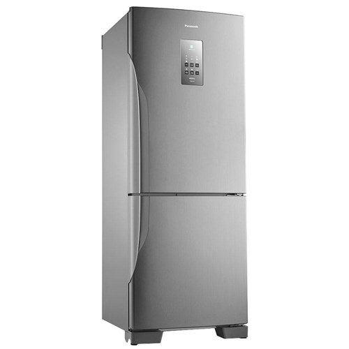 Geladeira/Refrigerador Panasonic Frost Free 2 Portas Nr-Bb53 425 Litros Tecnologia Inverter Aço Escovado - 220V