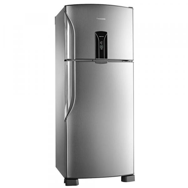 Geladeira/Refrigerador Panasonic Frost Free 2 Portas NR BT47 435 Litros Aço Escovado 220V