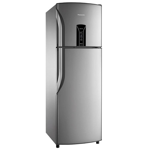 Geladeira/Refrigerador Panasonic Frost Free 2 Portas Nr-Bt42bv1 387 Litros Aço Escovado - 110V
