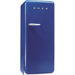Geladeira/ Refrigerador Smeg 1 Porta Anos 50 Direita 268L Azul
