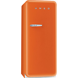 Geladeira / Refrigerador Smeg 1 Porta Anos 50 Direita 268L Laranja