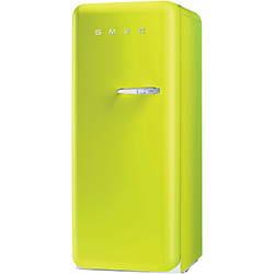 Geladeira / Refrigerador Smeg 1 Porta Anos 50 Esquerda 268L Verde Maçã