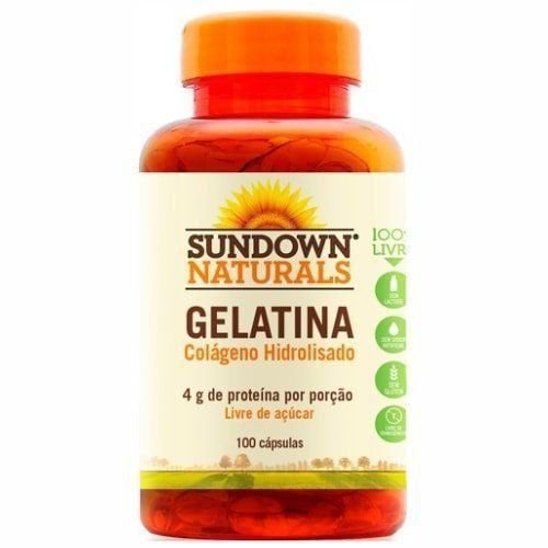 Gelatin 650mg - 100 Cápsulas - Sundown