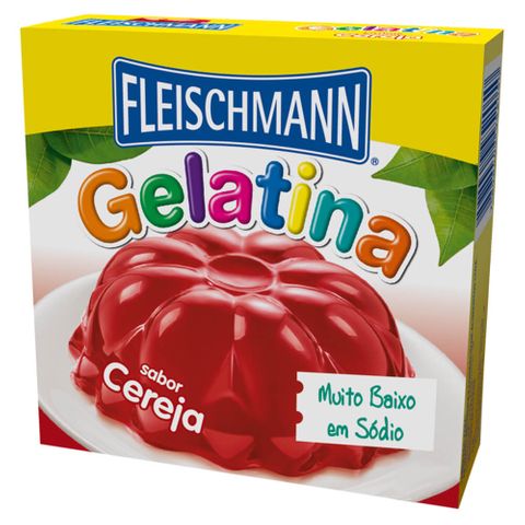 Gelatina em Pó Cereja 20g - Fleischmann