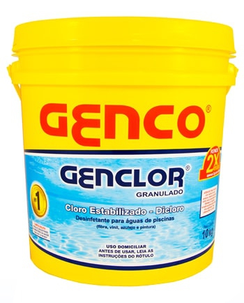 Genclor Cloro Estabilizado 10 Kg Genco