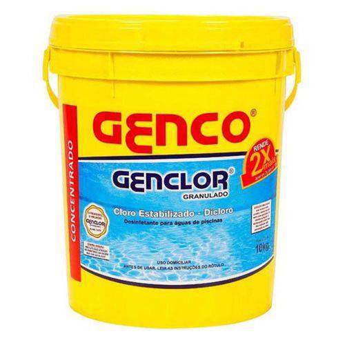 Genclor Cloro Estabilizado Granulado 10kg Genco