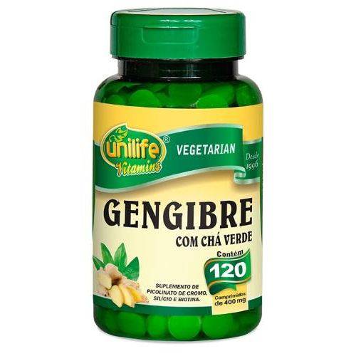 Gengibre com Chá Verde - Unilife - 120 Comprimidos