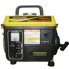 Gerador à Gasolina Monofásico Nagano NG950 2 Tempos, Refrigerado à Ar com Partida Manual e 950W de Potência - 220v