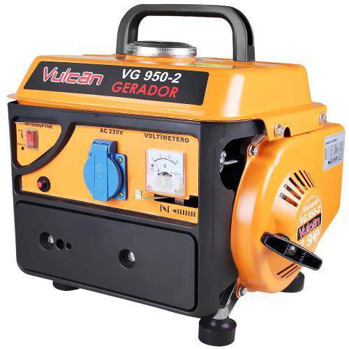 Gerador Gasolina 950W 2.5HP VG950 Vulcan 220 Volts