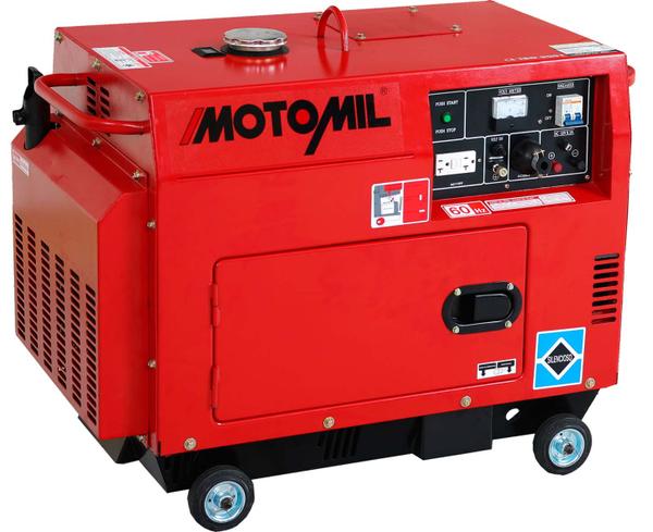 Gerador de Energia a Diesel 5000w Mdg-5000ats 127/220v Motomil