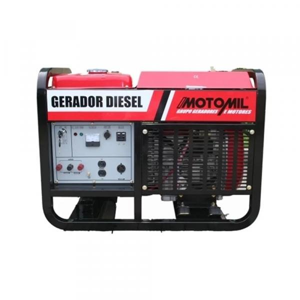Gerador de Energia a Diesel 12000W Trifásico - 12 KVA - Motomil MDG-12E2