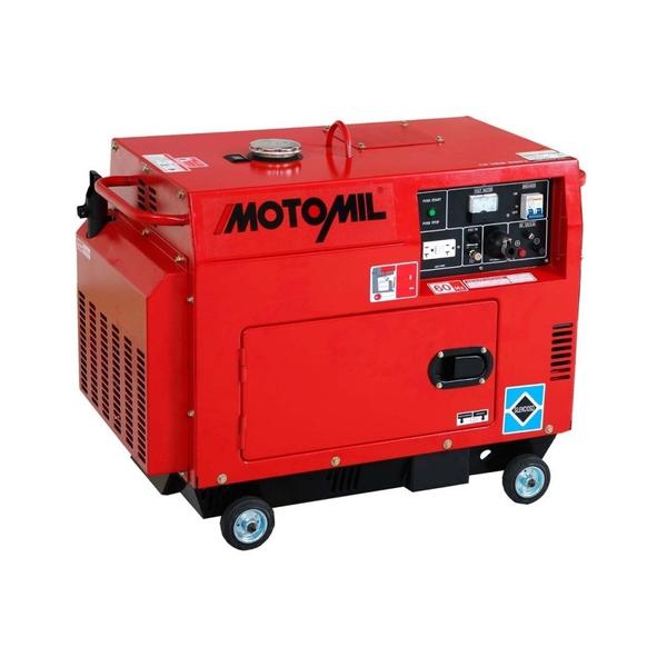 Gerador de Energia a Diesel de 5000W Bivolt - 5 KVA - Cabinado - Motomil MDG-5000ATS