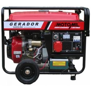 Gerador de Energia à Gasolina 8 Kva Potência de 16 Hp Monofásico 4 Tempos - MGG8000CLE - Motomil