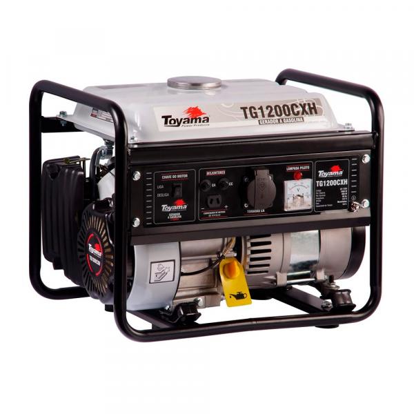 Gerador de Energia a Gasolina Tg1200cxh 1,2 Kva 4t 220v Partida Manual - Toyama