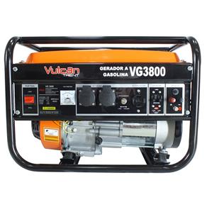 Gerador de Energia a Gasolina Vulcan VG3800 7Hp 208cc - Bivolt
