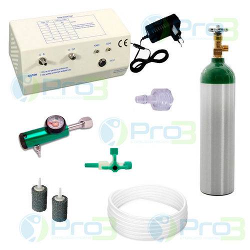 Gerador de Ozônio Medicinal com Cilindro 5 Litros + Fluxômetro + Acessórios.