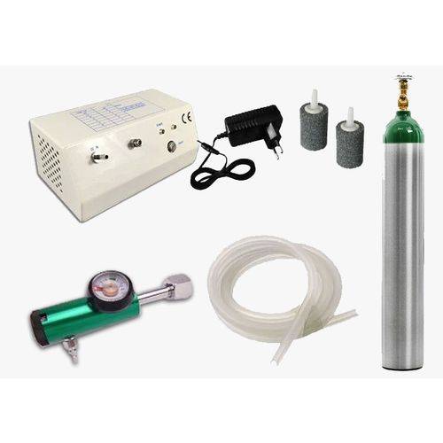 Tudo sobre 'Gerador de Ozônio Medicinal com Cilindro 5 Litros + Fluxômetro + Acessórios.'