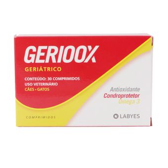 Geriátrico Gerioox com 30 Comprimidos para Cães e Gatos Labyes