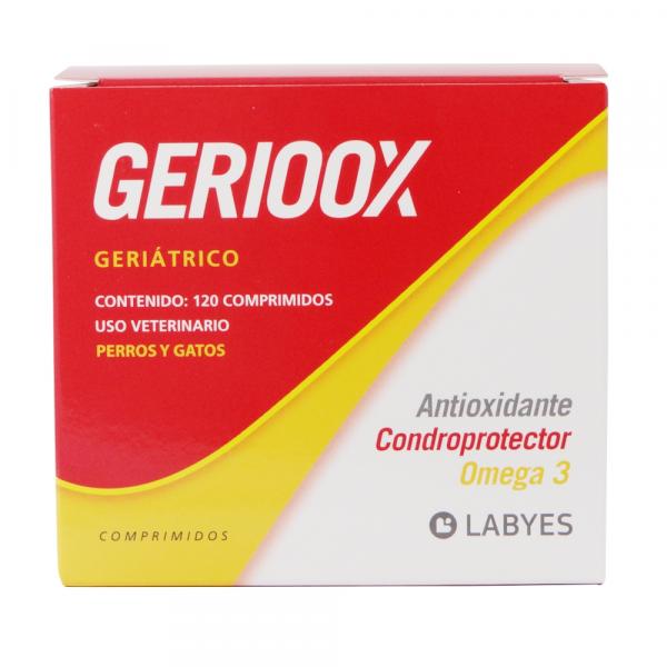 Geriátrico Gerioox com 120 Comprimidos para Cães e Gatos Labyes