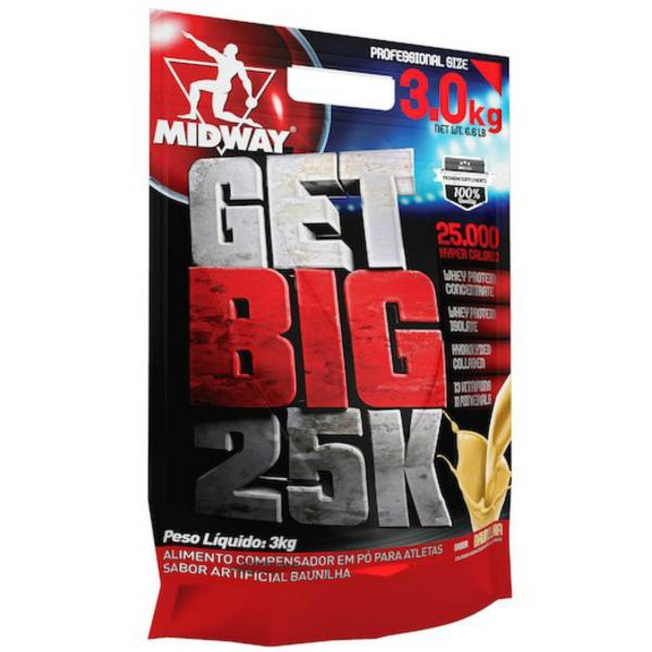 Get Big 25.000 3 Kg - Baunilha Midway