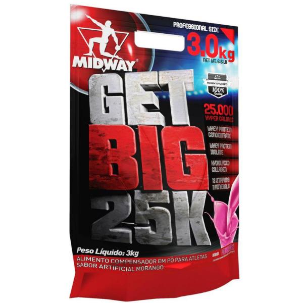Get Big 25.000 3 Kg Morango Midway