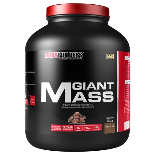 Giant Mass Pote 3Kg Chocolate - Bodybuilders