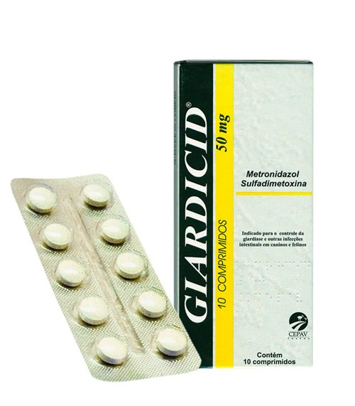 Giardicid 10 Comprimidos - 50mg