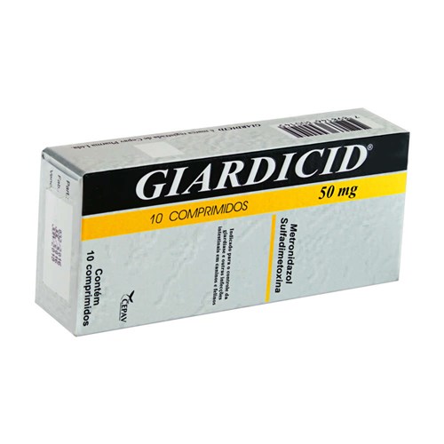 Giardicid 50 Mg 10 Comprimidos