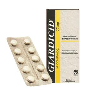 Giardicid 50 Mg com 10 Comprimidos