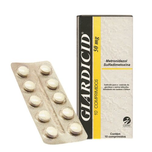 Giardicid 50 Mg com 10 Comprimidos