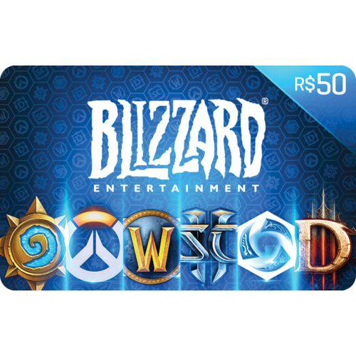 Tudo sobre 'Gift Card Digital Blizzard R$ 50'
