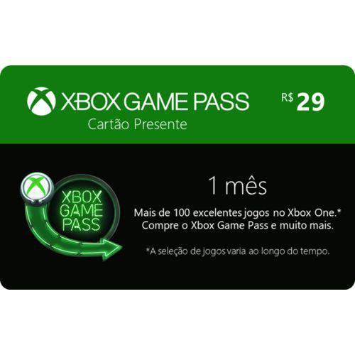 Tudo sobre 'Gift Card Digital Xbox Game Pass 1 Mês'