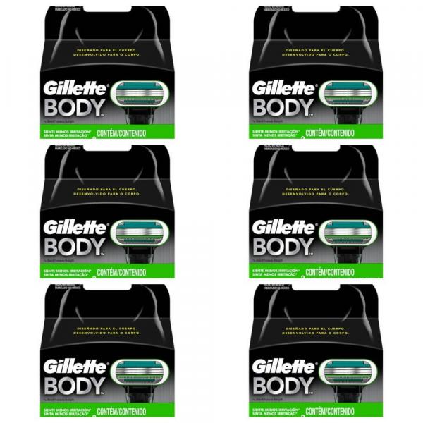 Gillette Body Carga C/2 (Kit C/06)