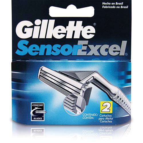Gillette - Carga Sensor Excel C/ 2