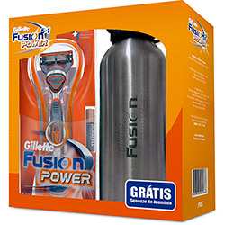 Tudo sobre 'Gillette Fusion Power Aparelho Grátis Squeeze Alumínio - Gillette'