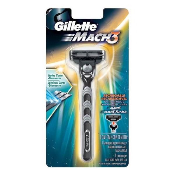 Gillette Mach3 Aparelho de Barbear Regular C/1