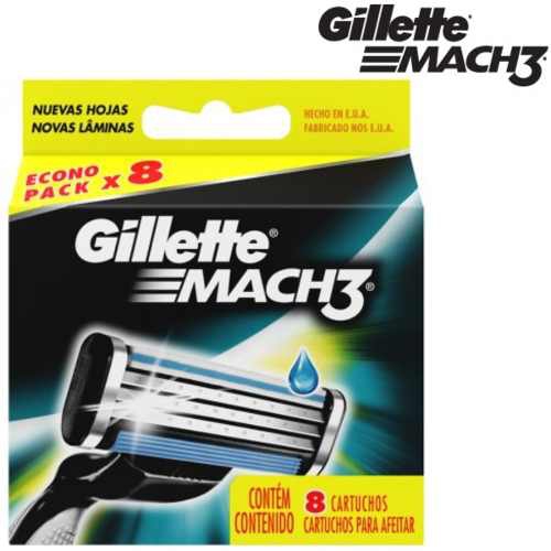 Tudo sobre 'Gillette Mach3 Regular 8 Cartuchos Recarga'