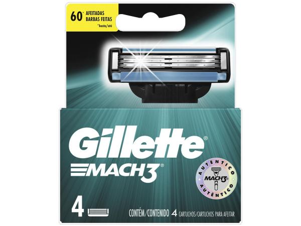 Tudo sobre 'Gillette Shave Care Mach3 - Cartuchos de Barbear 4 Peças'