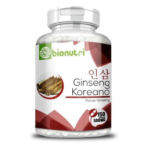 Tudo sobre 'Ginseng Coreano - Original - 500mg - 150 Cápsulas'