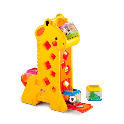 Girafa com Blocos Peek a Blocks Fisher Price - Mattel