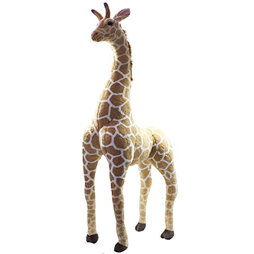 Girafa Realista em Pé 128Cm - Pelúcia