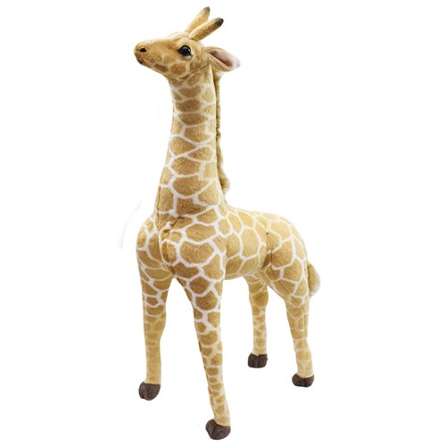 Girafa Realista em Pé 90Cm - Pelúcia
