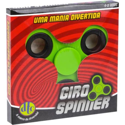 Tudo sobre 'Giro Spinner - Fidget Hand Spinner - Dtc - Verde'