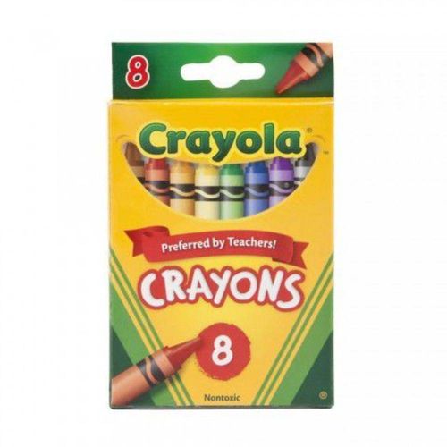 Giz de Cera 8 Cores Crayola