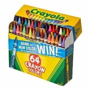 Giz de Cera Crayola C/ 64 Cores