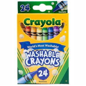 Giz de Cera Lavável 24 Cores - Crayola