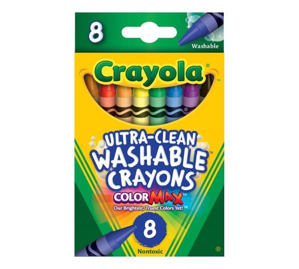 Giz de Cera Lavavel 8 Cores Crayola